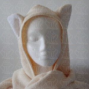 hooded towel cat i